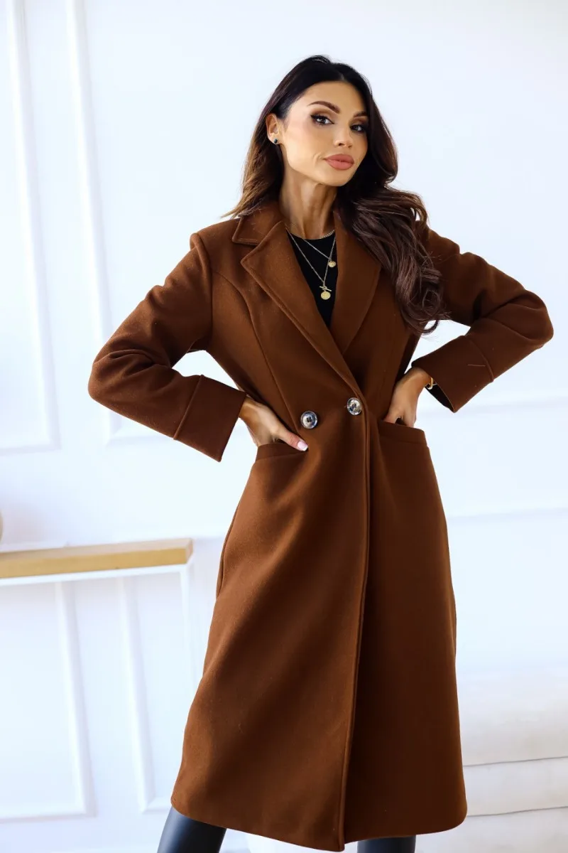 Verfijnde trenchcoat voor dames met reverskraag – AMARA
