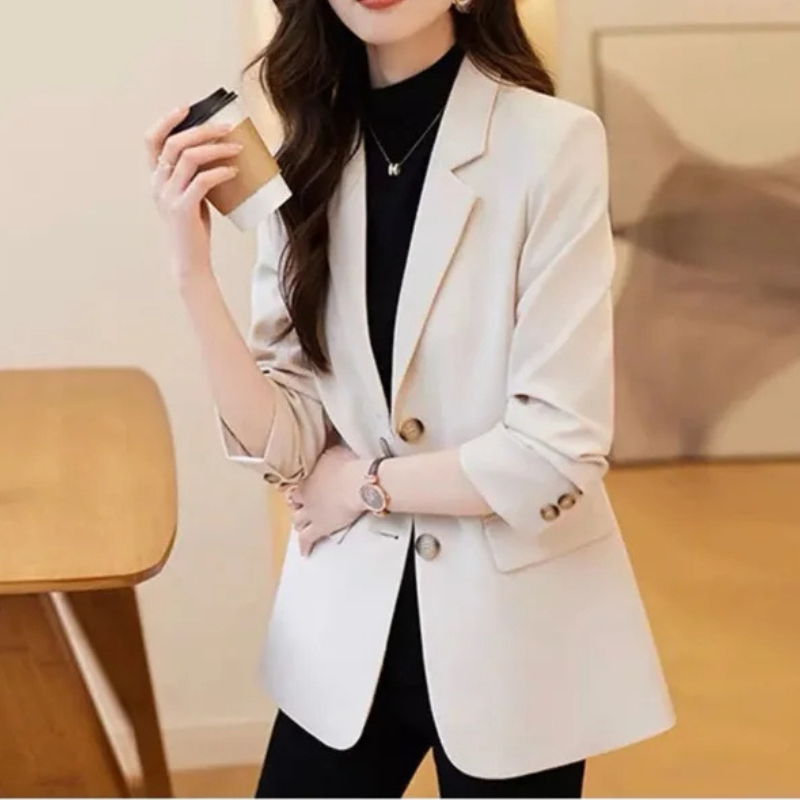 Stijlvolle blazer voor dames met lange mouwen – AURIVOX