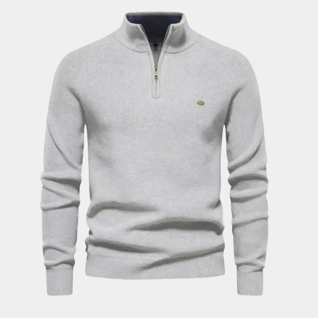 Herensweater met kwartrits en moderne stijl – LEVI