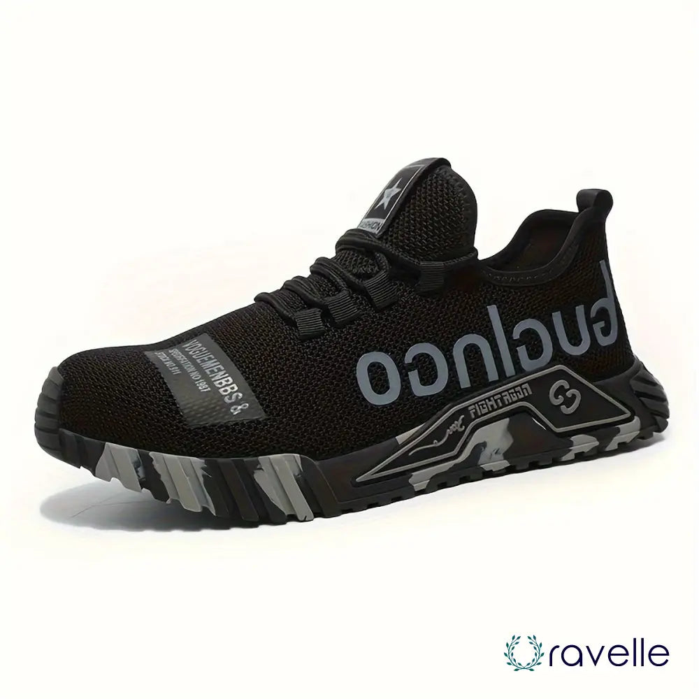 Fluorescerende veiligheidsschoenen met stalen neus – LUMOSAFE PROTECT