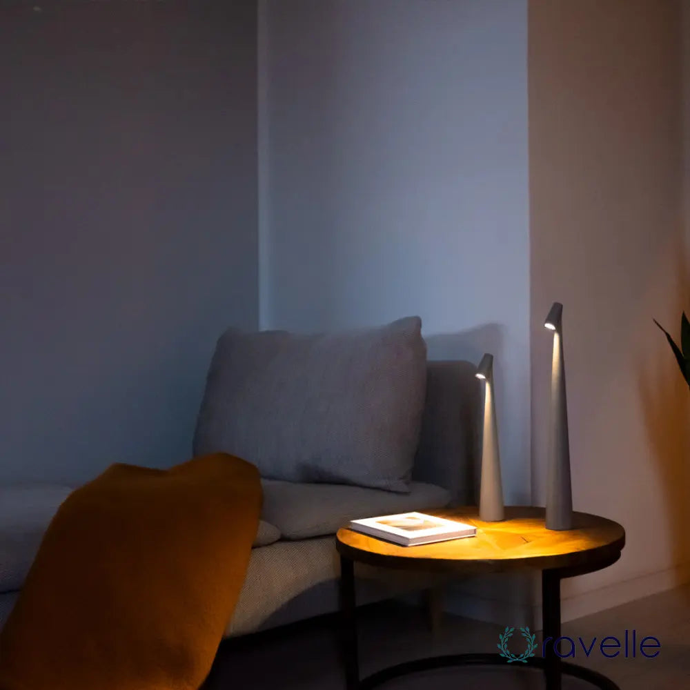 Draadloze oplaadbare tafellamp met dimbaar LED-licht – LUMIONA GLOW