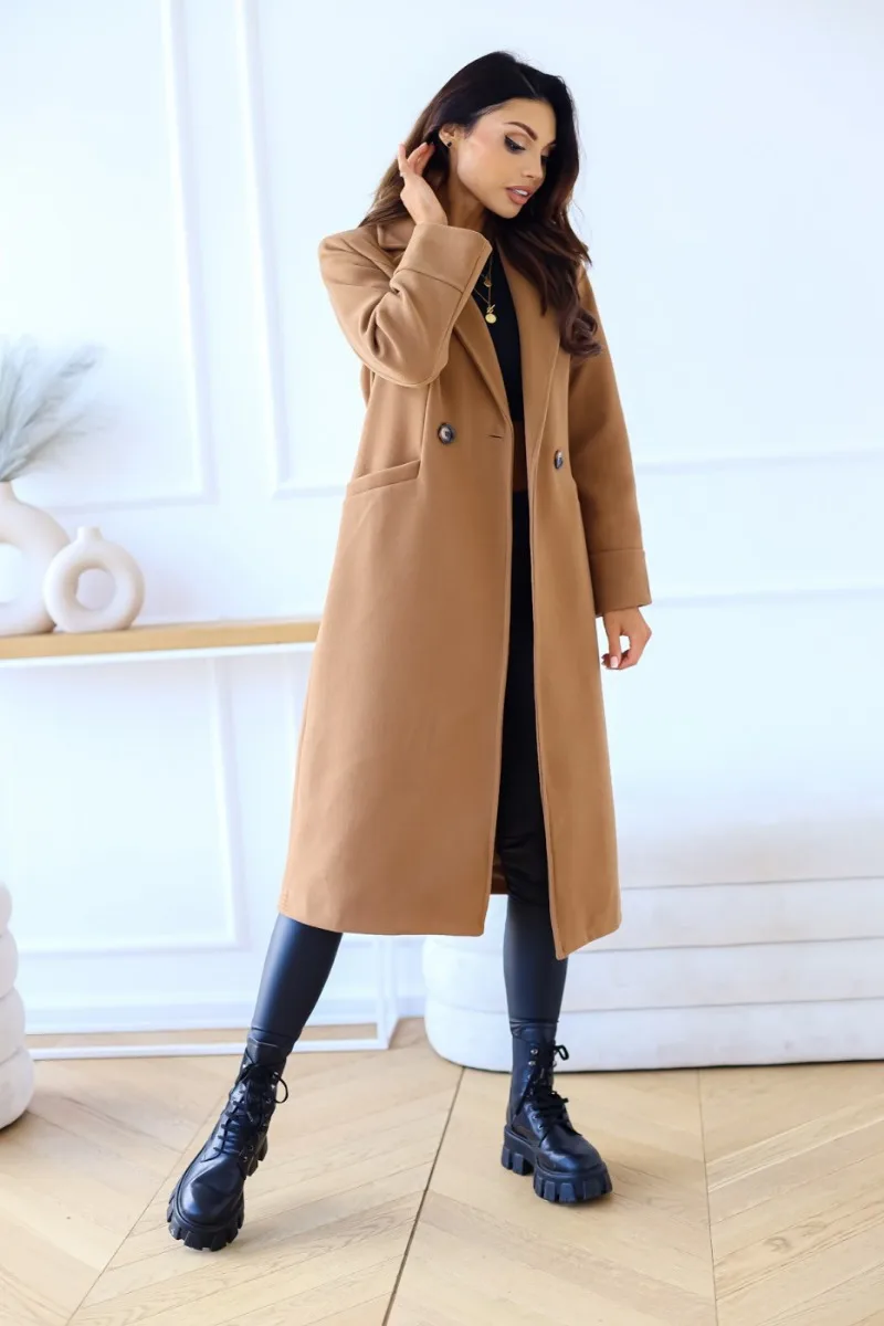Verfijnde trenchcoat voor dames met reverskraag – AMARA
