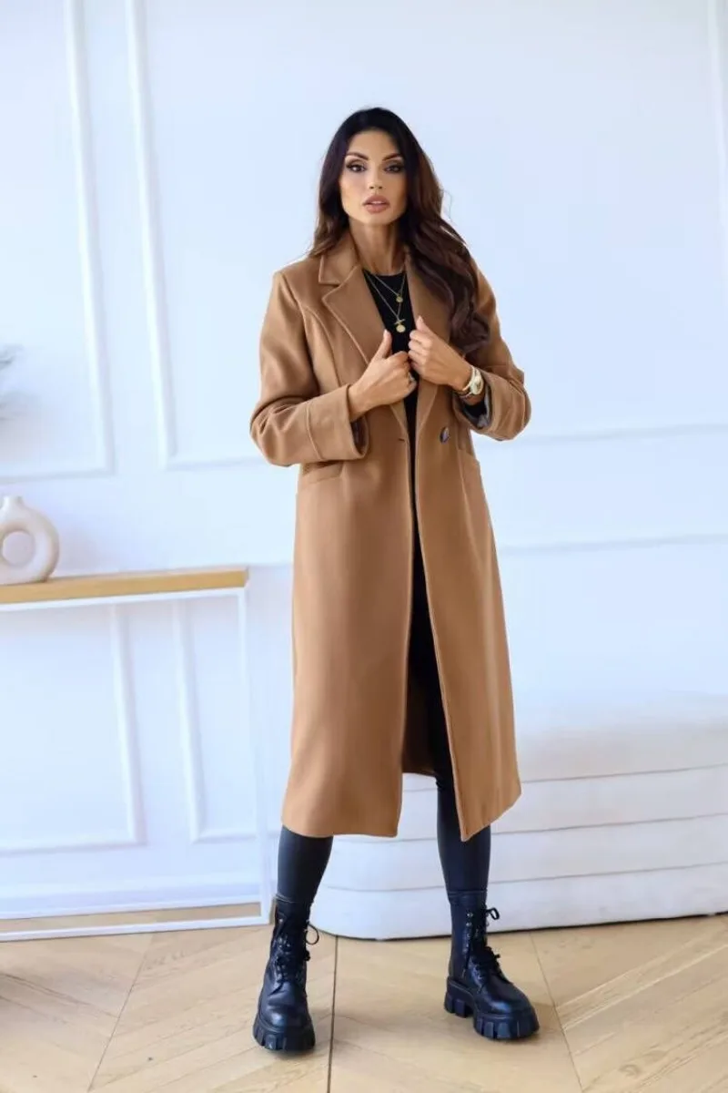 Verfijnde trenchcoat voor dames met reverskraag – AMARA