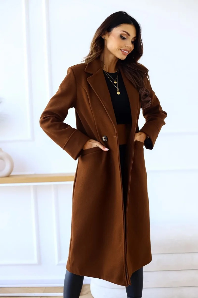 Verfijnde trenchcoat voor dames met reverskraag – AMARA