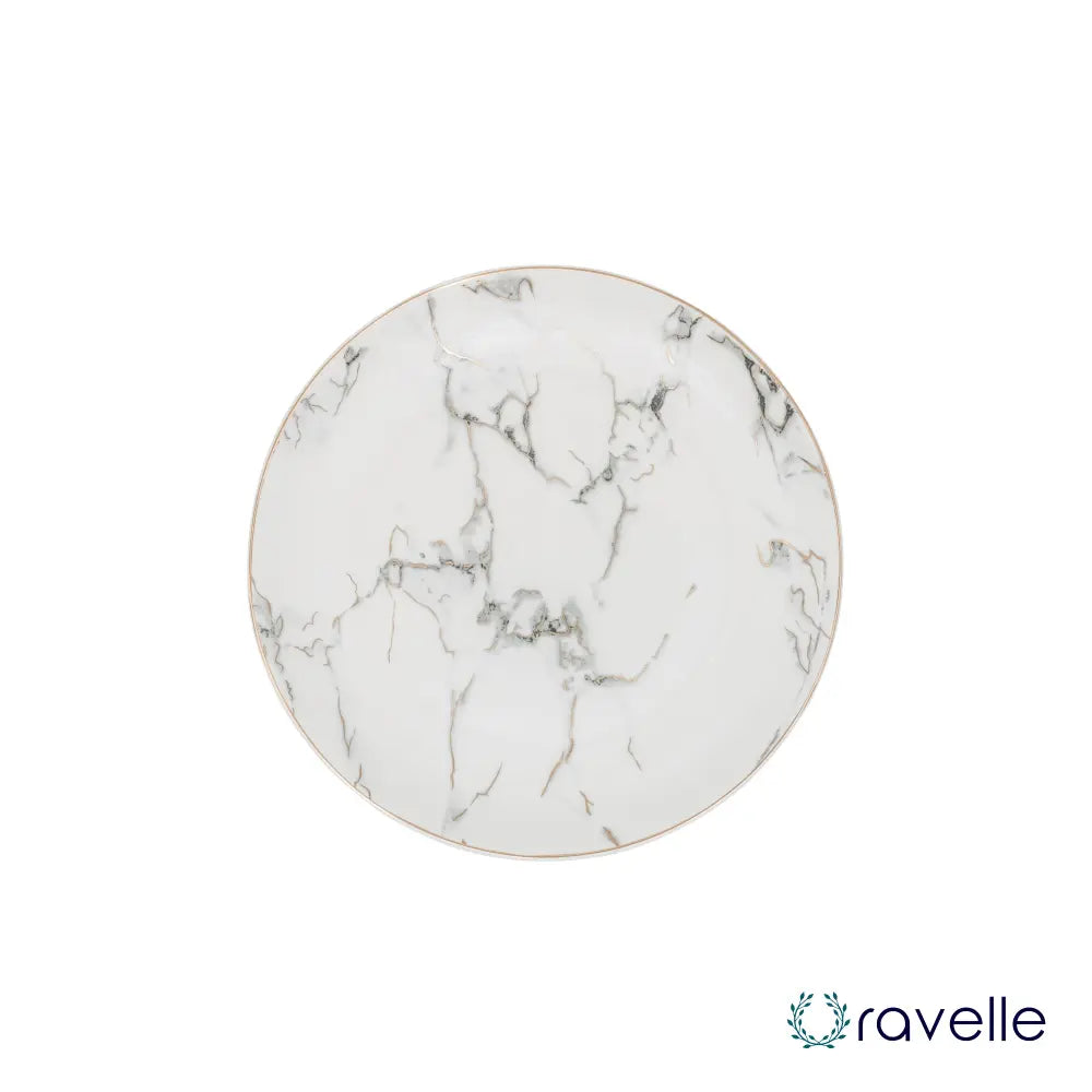 MARBLE - Luxe marmeren print bord, tijdloze elegantie voor elke maaltijd