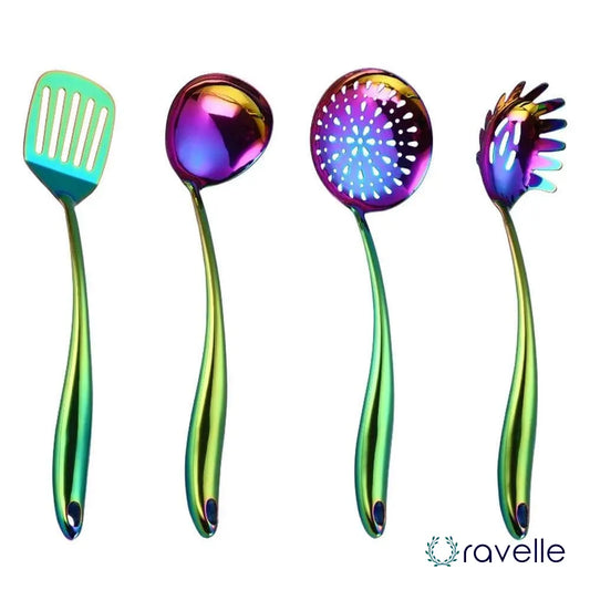 Taipei - 4-delige kookgerei set van roestvrij staal