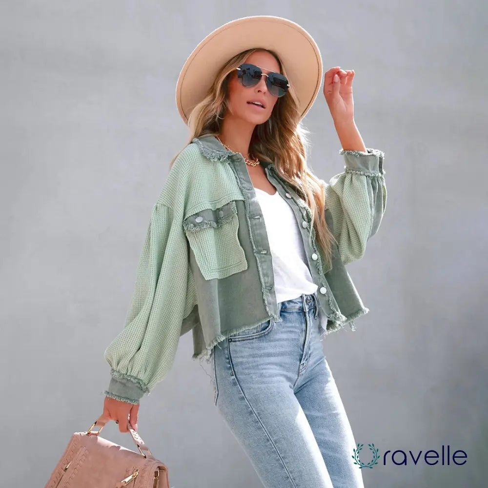 Bohemian dames jasje met unieke details en vintage flair – ZAFIRA NOMAD