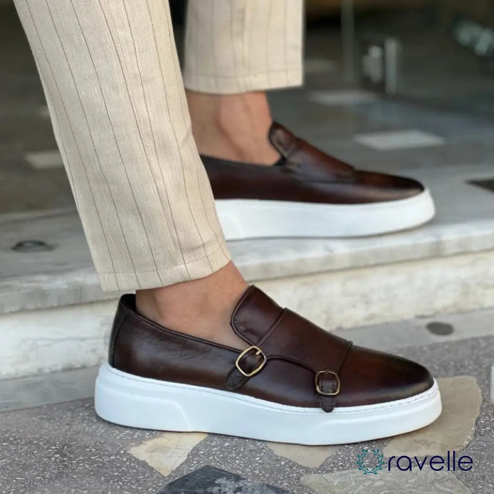 Comfortabele heren slip-on loafers met flexibel design – VELTRO SLIP