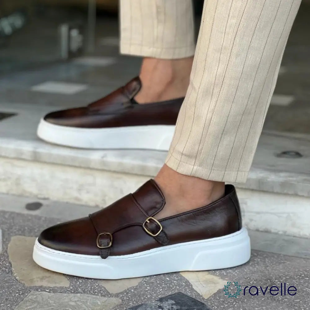Comfortabele heren slip-on loafers met flexibel design – VELTRO SLIP