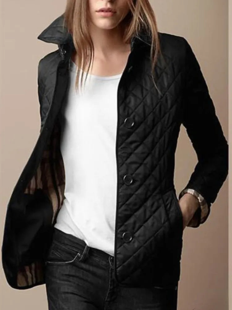 Elegante winterjas met luxe afwerking voor dames – LUMARA