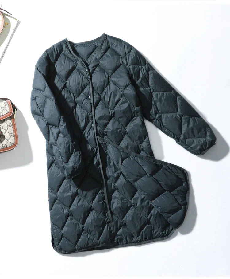 Blijf warm in de lange winterjas voor dames – LUXEWEAR