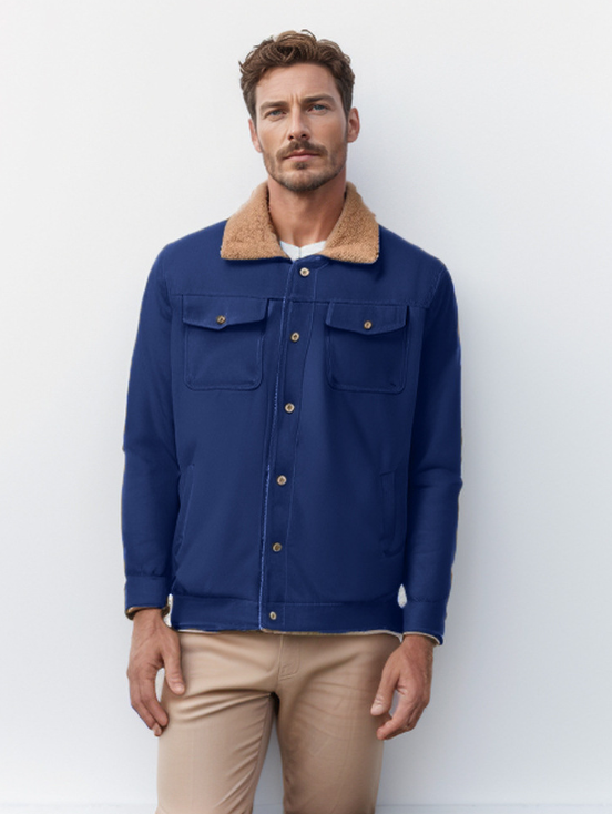 Riley jas met knopsluiting en kraag voor heren – RILEY