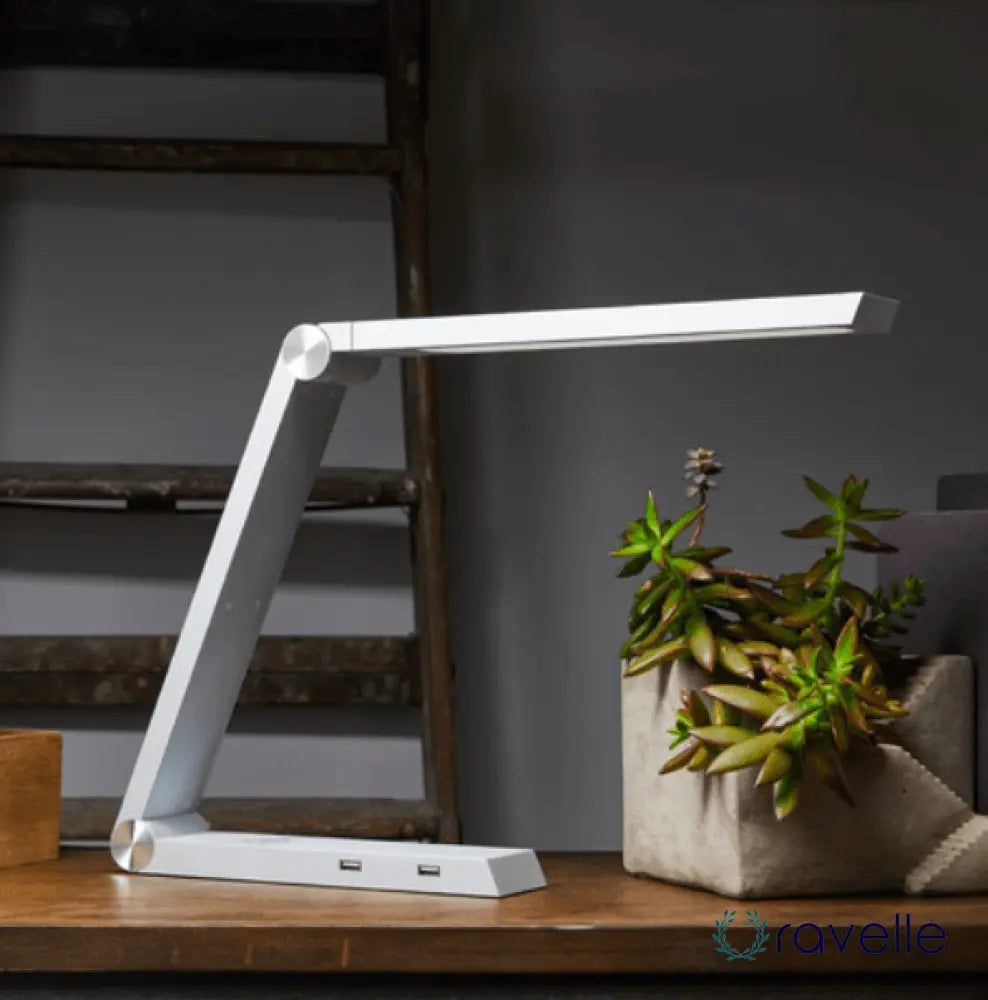 EXODIA - Innovatieve bureaulamp met draadloos opladen en verstelbare helderheid