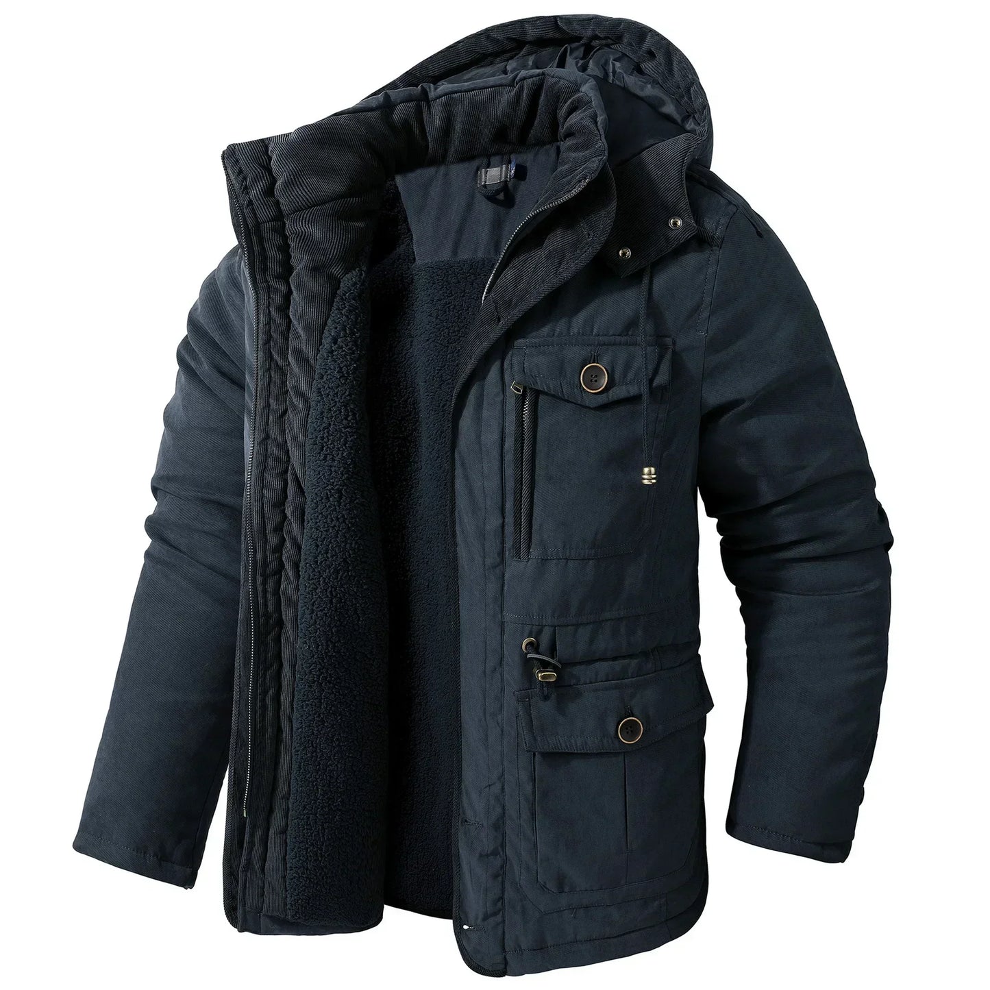 Dikke winterjas met capuchon voor maximale warmte - KARLO