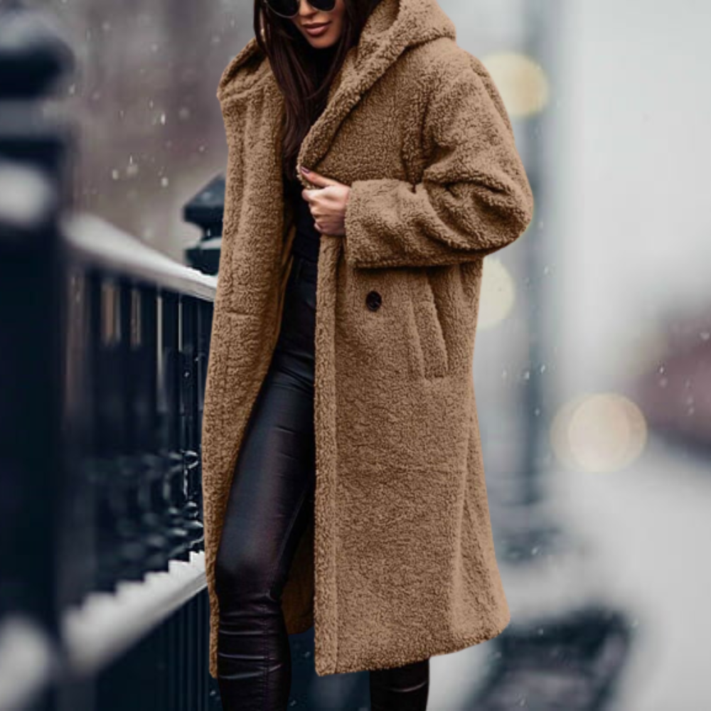 Warme winterjas met capuchon extra voor dames – NOVAWEAR