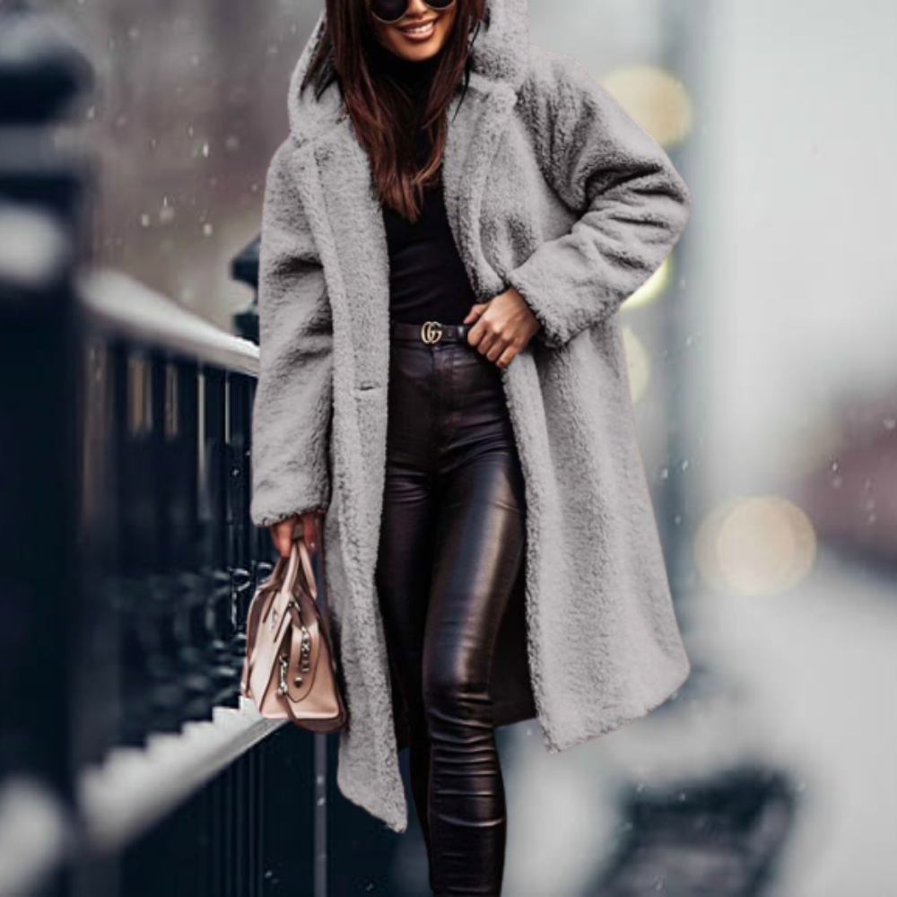 Warme winterjas met capuchon extra voor dames – NOVAWEAR