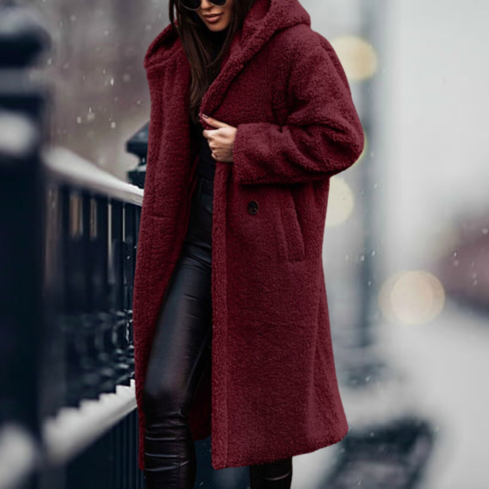 Warme winterjas met capuchon extra voor dames – NOVAWEAR
