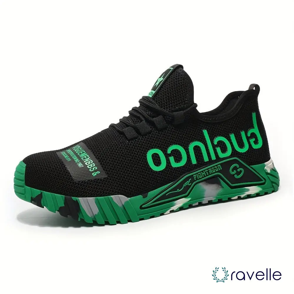 Fluorescerende veiligheidsschoenen met stalen neus – LUMOSAFE PROTECT