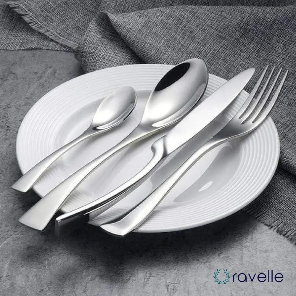 GREECE - Luxe 4-delige bestekset met verfijnd design