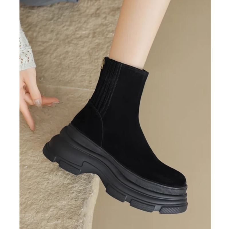 Dames chelsea boots plateauzool voor dames – NOVAIX