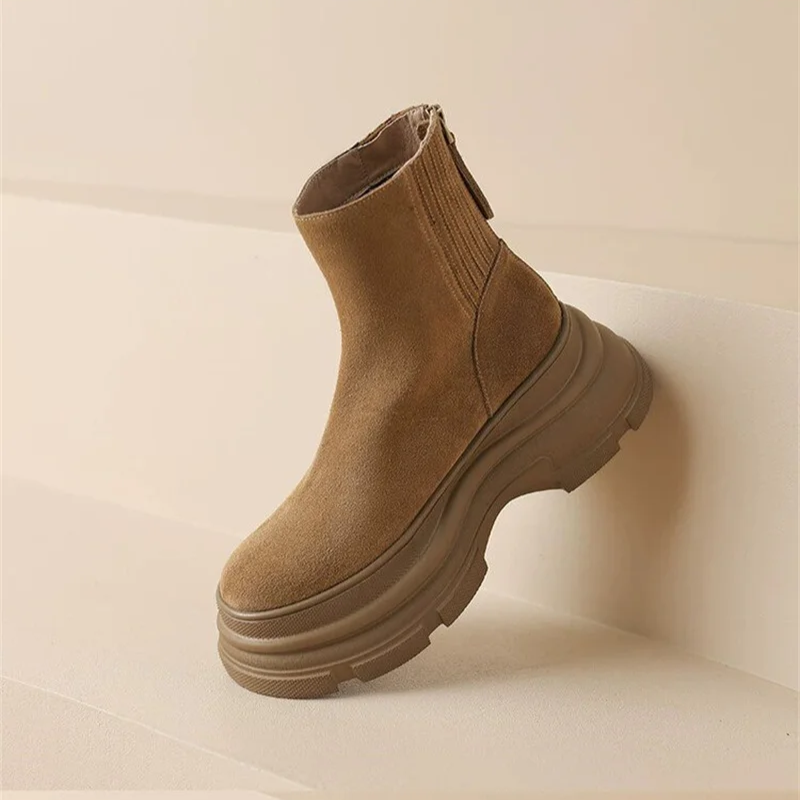 Dames chelsea boots plateauzool voor dames – NOVAIX