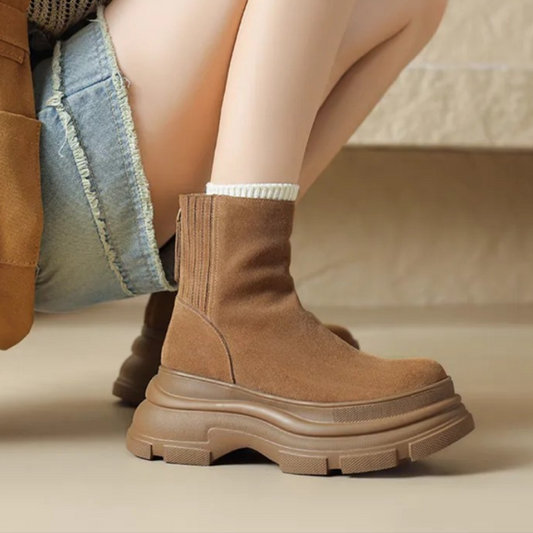 Dames chelsea boots plateauzool voor dames – NOVAIX