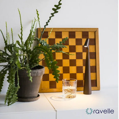 Draadloze oplaadbare tafellamp met dimbaar LED-licht – LUMIONA GLOW