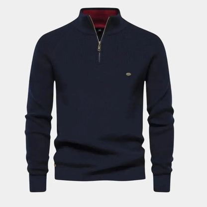 Herensweater met kwartrits en moderne stijl – LEVI