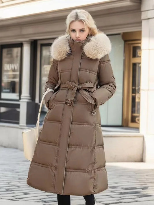 Warme winterjas voor dames met voering en pasvorm – NEX