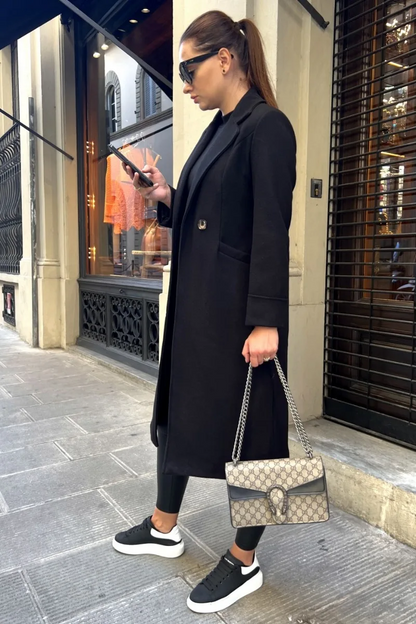 Verfijnde trenchcoat voor dames met reverskraag – AMARA
