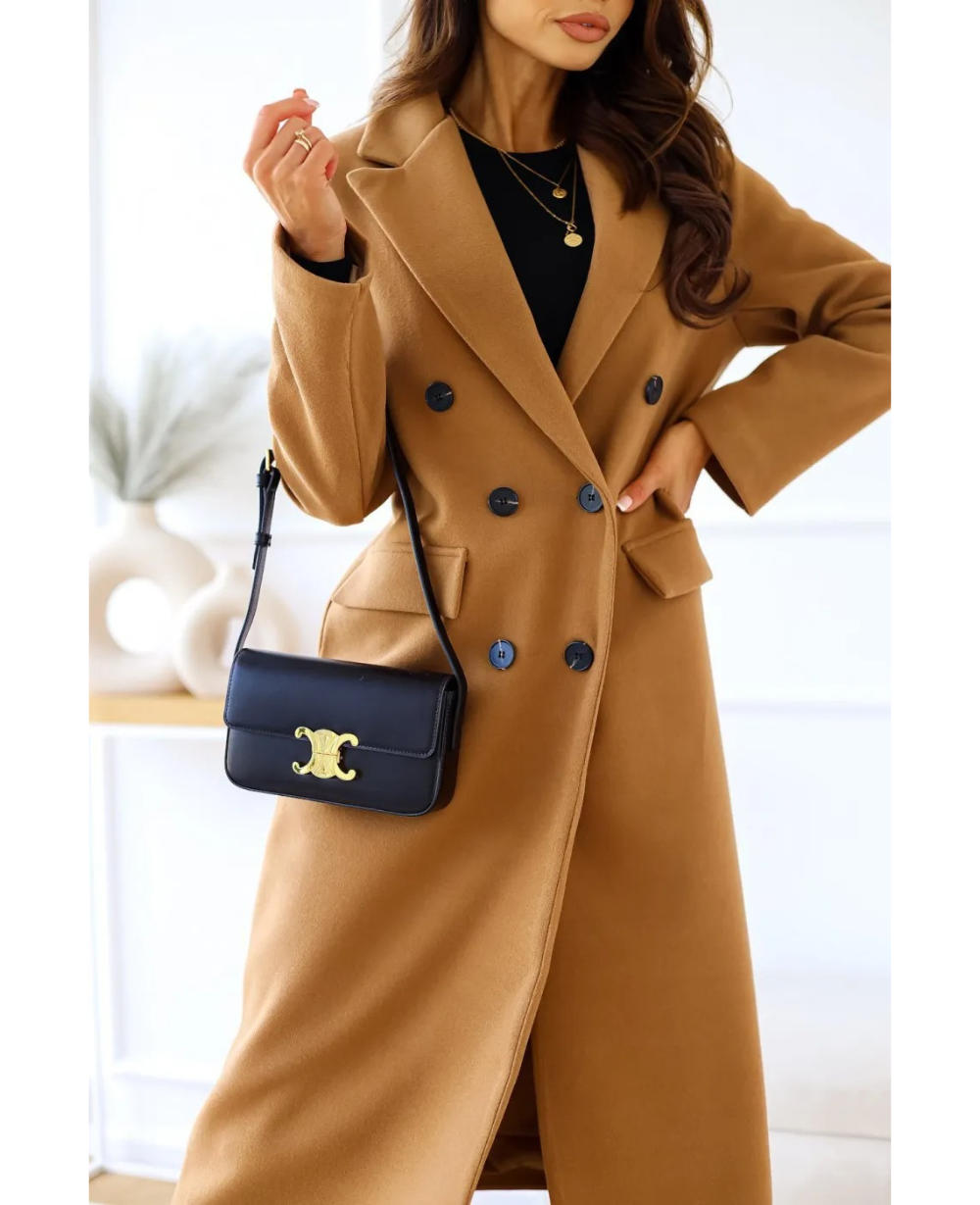 Oversized trenchcoat met knoopsluiting voor dames – LUMINO