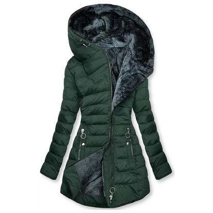 Winterjas voor dames met bont kraag – NOVAWEAR