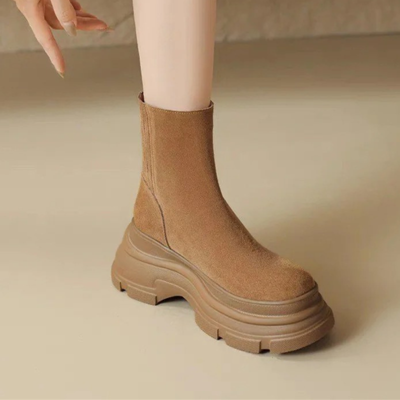 Dames chelsea boots plateauzool voor dames – NOVAIX