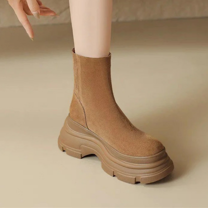 Dames chelsea boots plateauzool voor dames – NOVAIX