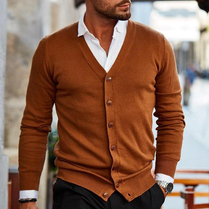 Vest casual cardigan voor heren met knopen – STILOX