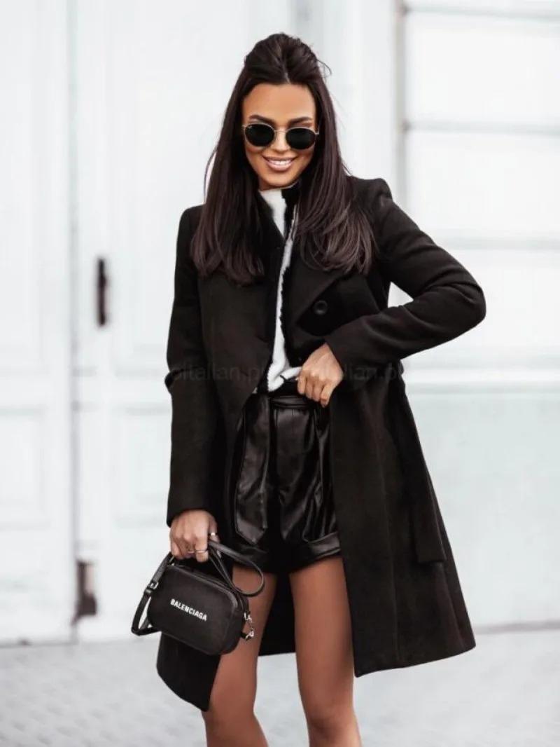 Chique trenchcoat voor dames met dubbel knoopsluiting–VELAR