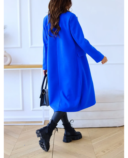 Oversized trenchcoat met knoopsluiting voor dames – LUMINO