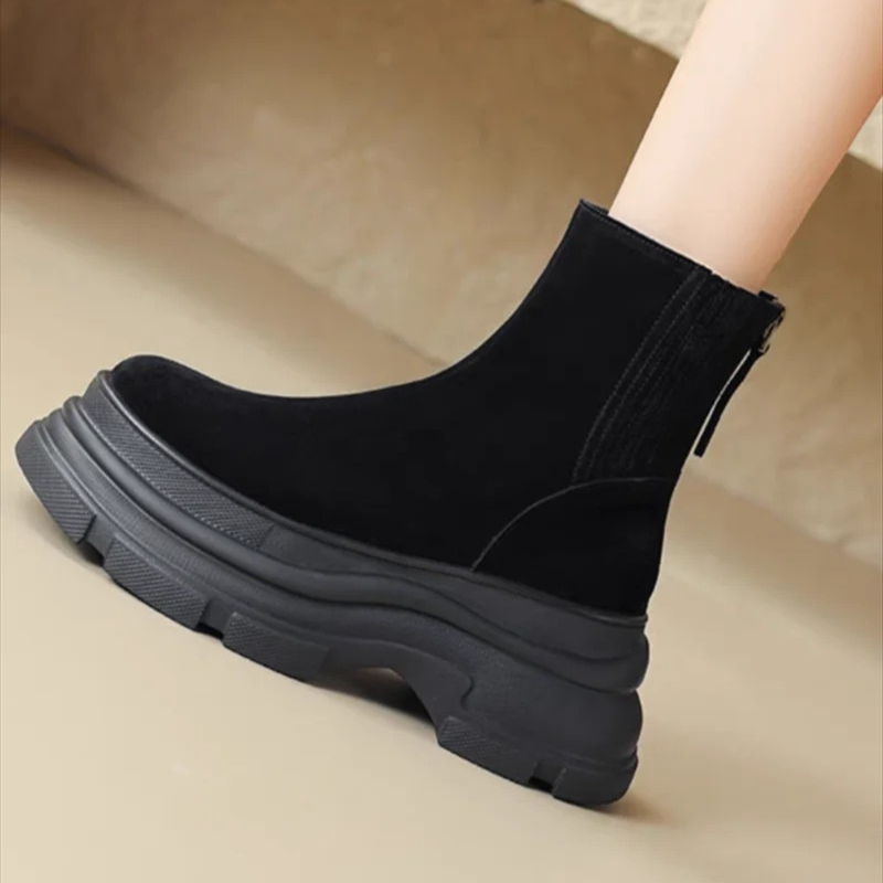 Dames chelsea boots plateauzool voor dames – NOVAIX