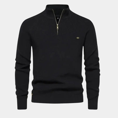 Herensweater met kwartrits en moderne stijl – LEVI
