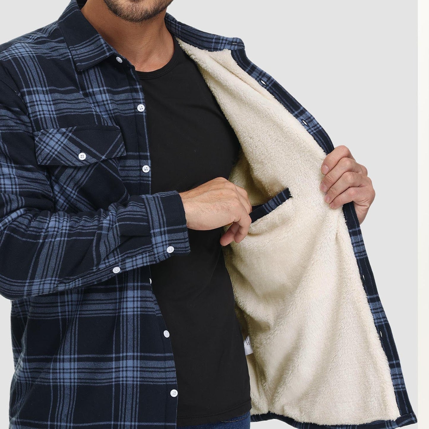 Dik Geruit Herenjack Voor Warmte En Stijl Voor Heren ALLERON