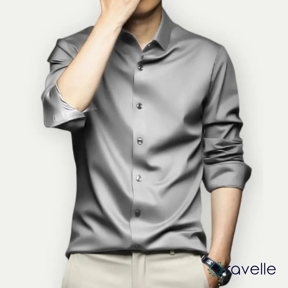 Kreukvrij en strijkvrij heren overhemd met moderne pasvorm – VALERO SMARTSHIRT