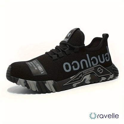 Fluorescerende veiligheidsschoenen met stalen neus – LUMOSAFE PROTECT