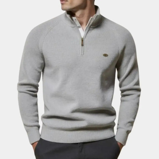 Herensweater met kwartrits en moderne stijl – LEVI