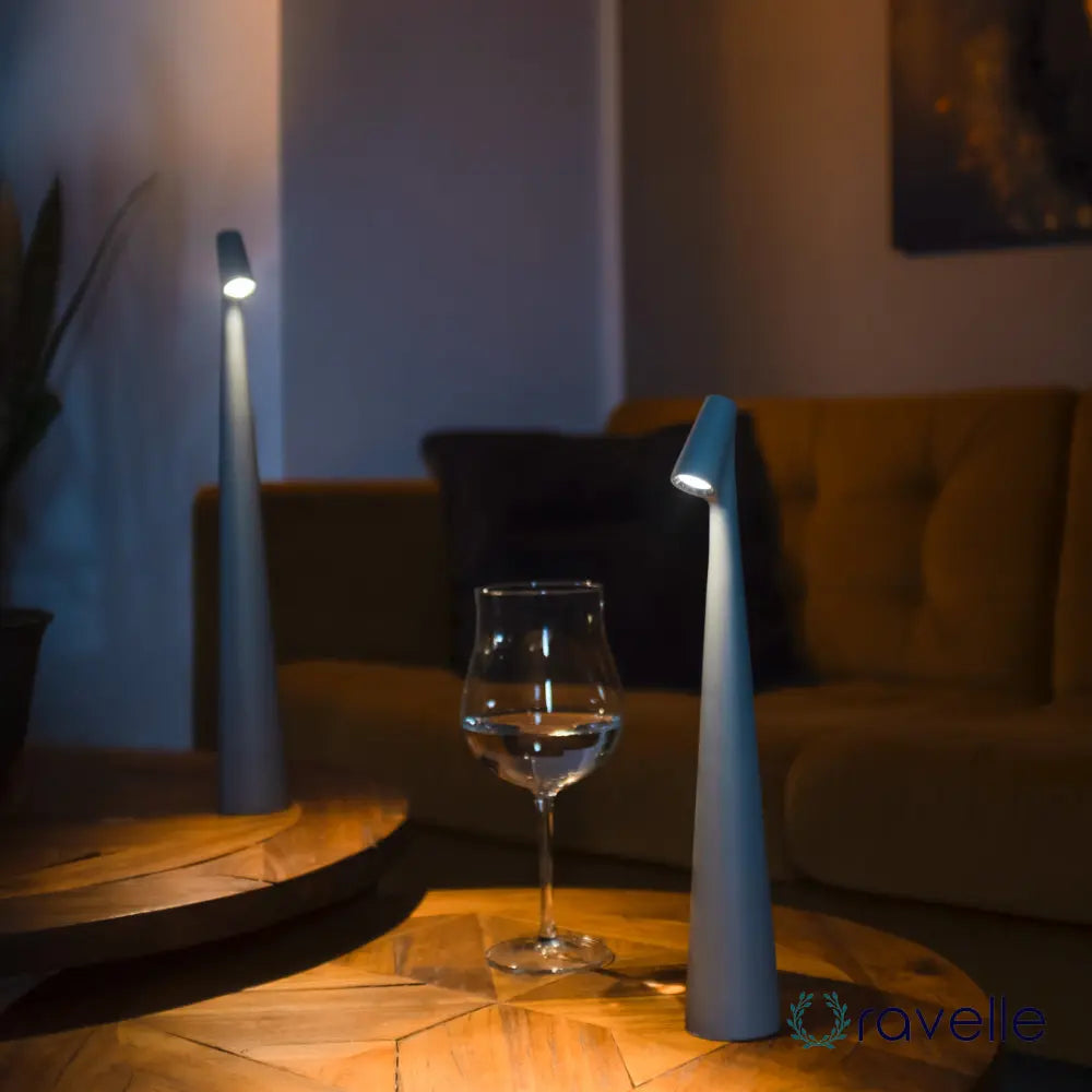 Draadloze oplaadbare tafellamp met dimbaar LED-licht – LUMIONA GLOW