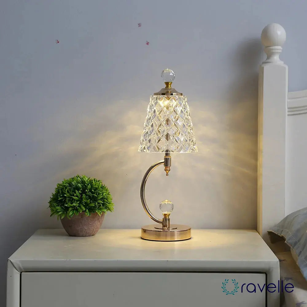 CRYSTALLO - Luxe Kristallen Tafellamp voor Een Verfijnde Sfeer