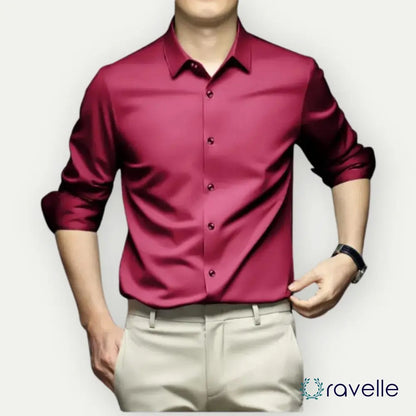 Kreukvrij en strijkvrij heren overhemd met moderne pasvorm – VALERO SMARTSHIRT