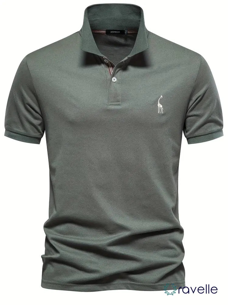 Stijlvol heren polo shirt met klassieke pasvorm – AXEL CLASSIC