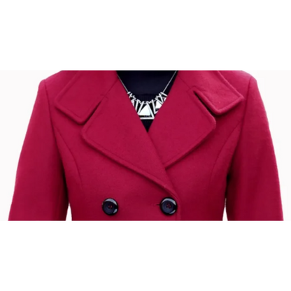 Chique trenchcoat met dubbele knoopsluiting voor dames – LUX