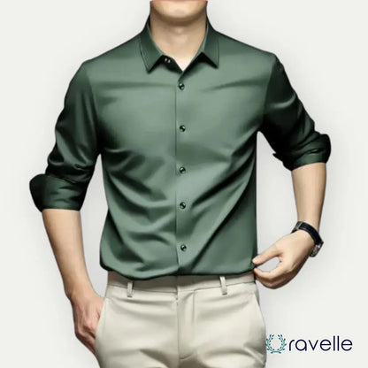 Kreukvrij en strijkvrij heren overhemd met moderne pasvorm – VALERO SMARTSHIRT