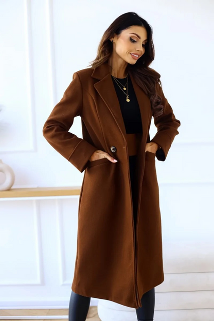 Verfijnde trenchcoat voor dames met reverskraag – AMARA
